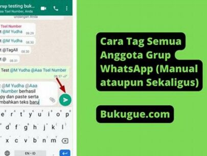 Cara Tag Semua Anggota Grup Whatsapp